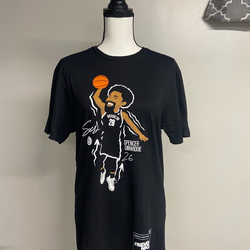 Brooklyn Nets Spencer Dinwiddie Graphic T-Shirt